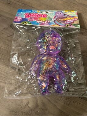 NEW ORB CURIOSITIES Sugar Swaps Glittery Purple BABY Squishy